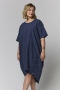 Gozzip jurk Tovea strepen | G264047brow/whitM=46/48&nbsp;