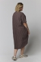 Gozzip jurk Tovea strepen | G264047brow/whitM=46/48&nbsp;