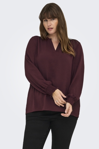 ONLY eco Blouse v-hals lange mouw | 15285157COBE46&nbsp;
