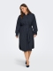 ONLY CARKIMMI LS streep jurk blauw | 15362671NAAC/STRE42&nbsp;
