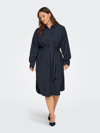 ONLY CARKIMMI LS streep jurk blauw | 15362671NAAC/STRE42&nbsp;