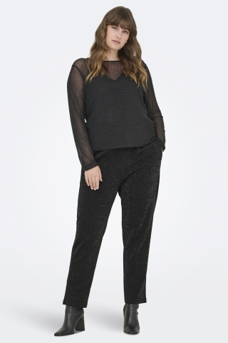 ONLY broek Poptrash Alya glitter | 15361756BLAC/L3242&nbsp;