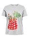 ONLY shirt Vivvi korte mouw print | 15377371LGRMS=42/44&nbsp;