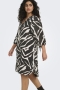 ONLY eco jurk 3/4 mouw v-hals | 15381168BIRC/GRZE46&nbsp;