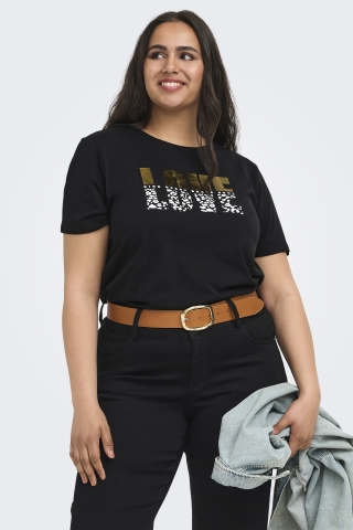 ONLY eco shirt korte mouw | 15381536BLAC/LLFOM=46/48&nbsp;