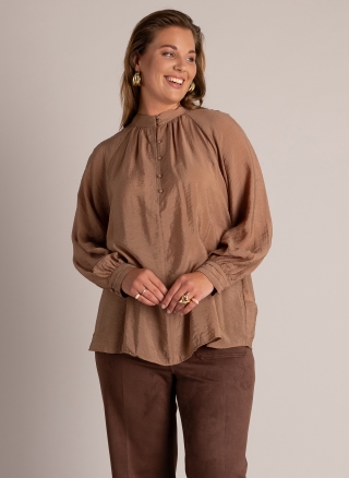 Yest Curve blouse Vincenza | A006566browX-0(44)&nbsp;