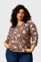 ZHENZI blouse 3/4 mouw | 201433WBLUM=46-48&nbsp;
