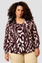 ZHENZI blouse lange mouw | 201436NAVYM=46-48&nbsp;