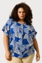 ZHENZI blouse korte mouw | 2014526565M=46-48&nbsp;