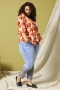 Zhenzi blouse bloem | 2014613811M=46-48&nbsp;