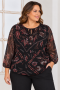 ZHENZI blouse 3/4 mouw | 201446WBLUM=46-48&nbsp;