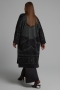 Mat fashion vest harig zilver brei | 86015016BLAC/SILVS/M=44-48&nbsp;