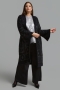 Mat fashion vest harig zilver brei | 86015016BLAC/SILVS/M=44-48&nbsp;