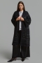 Mat fashion vest harig zilver brei | 86015016BLAC/SILVS/M=44-48&nbsp;