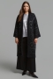 Mat fashion vest harig zilver brei | 86015016BLAC/SILVS/M=44-48&nbsp;