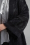 Mat fashion vest harig zilver brei | 86015016BLAC/SILVS/M=44-48&nbsp;