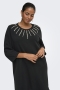 ONLY eco midi jurk 3/4 mouwen | 15381035BLAC/LIMOM=46/48&nbsp;