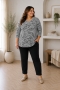 ZHENZI shirt 3/4 mouw | 201506BLACM=46-48&nbsp;