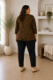 ZHENZI shirt 3/4 mouw | 201506BLACM=46-48&nbsp;