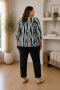 ZHENZI blouse 3/4 mouw | 2015113888M=46-48&nbsp;
