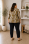 ZHENZI blouse 3/4 mouw | 2015113888M=46-48&nbsp;