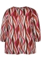 ZHENZI shirt V hals overslag | 2015113888XL=54-56&nbsp;
