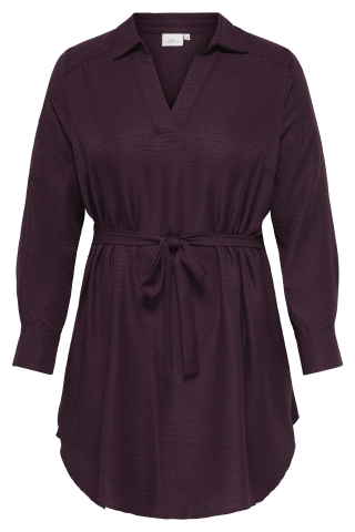 ONLY jurk v-hals lange mouw | 15384981FIG/MELA46&nbsp;
