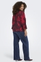 ONLY blouse wijde mouw print | 15384408SCSH/WINE46&nbsp;