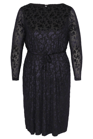 ONLY midi jurk lange mouw | 15384306COBE/FLOPM=46/48&nbsp;