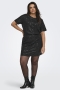 ONLY top 2/4 mouw pailletten | 15385566BLAC/BLSEM=46/48&nbsp;