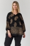 Studio blouse Emmy | S266808blac/sandM=46/48&nbsp;