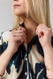 Studio shirt Emilie | S266819sand/petrM=46/48&nbsp;