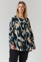 Studio blouse Berit | S266820sand/petrM=46/48&nbsp;