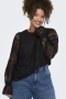 ONLY shirt lange mouw kant | 15384254BLAC46&nbsp;