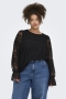 ONLY shirt lange mouw kant | 15384254BLAC46&nbsp;