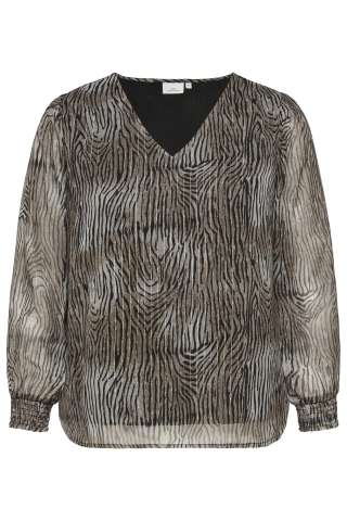ONLY shirt glitter lange mouw | 15384381TAGR/TIGE46&nbsp;