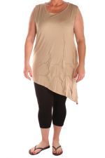 Tuniek Grace zijpunt platte plooien