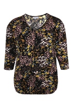 Shirt Zhenzi V-hals print