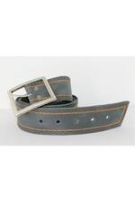 Riem leer 5 cm breed kontrast stikse