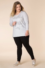 Shirt Yesta glitter opdruk