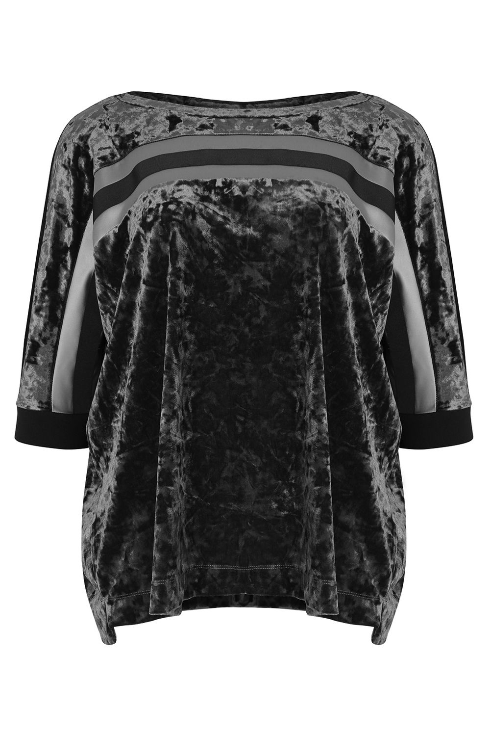 Tuniek Mat velvet streep pas Tuniek Mat velvet streep pas