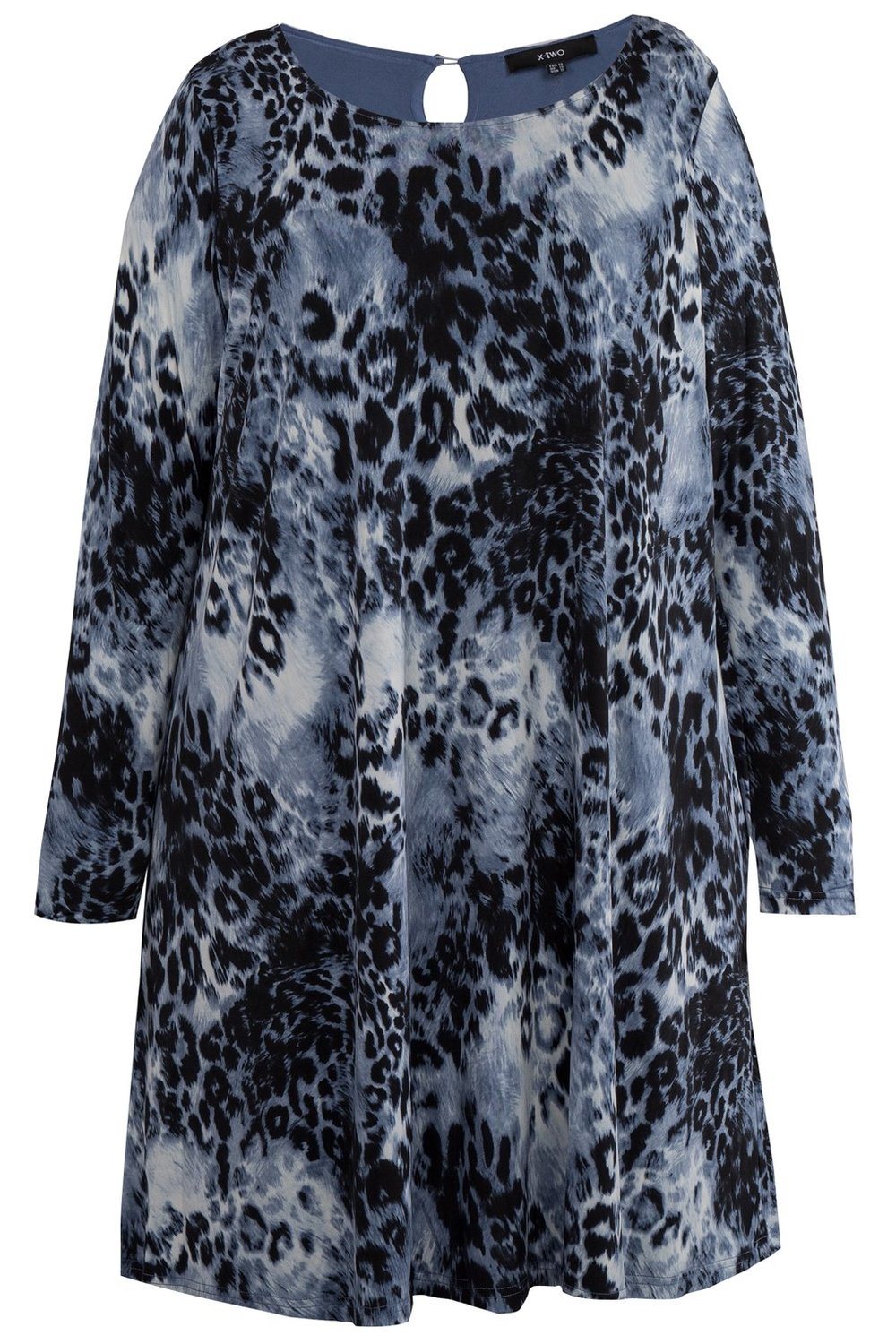 Jurk dieren print Fien X-two blue/multi-colour